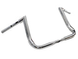 Factory 47 Cycles F47-HB1045012C 12" x 1-1/2" Delta Series Handlebar Chrome for Harley-Davidson CVO Street Glide 23-Up/Street Glide 24-Up