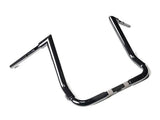 Factory 47 Cycles F47-HB1045014B 14" x 1-1/2" Delta Series Handlebar Gloss Black for Harley-Davidson CVO Street Glide 23-Up/Street Glide 24-Up