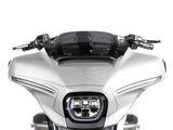 Factory 47 Cycles F47-HB1045014C 14" x 1-1/2" Delta Series Handlebar Chrome for Harley-Davidson CVO Street Glide 23-Up/Street Glide 24-Up