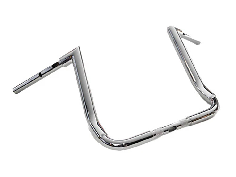 Factory 47 Cycles F47-HB1045014C 14" x 1-1/2" Delta Series Handlebar Chrome for Harley-Davidson CVO Street Glide 23-Up/Street Glide 24-Up