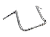 Factory 47 Cycles F47-HB1045014C 14" x 1-1/2" Delta Series Handlebar Chrome for Harley-Davidson CVO Street Glide 23-Up/Street Glide 24-Up