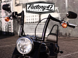 Factory 47 Cycles F47-HB1805012B 12" x 1-1/2" Malo Handlebar Gloss Black