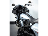 Factory 47 Cycles F47-HB1835014B 14" x 1-1/2" STR Miter Handlebar Gloss Black for Road Glide 15-23