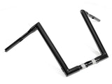 Factory 47 Cycles F47-HB1835014B 14" x 1-1/2" STR Miter Handlebar Gloss Black for Road Glide 15-23