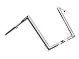 Factory 47 Cycles F47-HB1835014C 14" x 1-1/2" STR Miter Handlebar Chrome for Road Glide 15-23