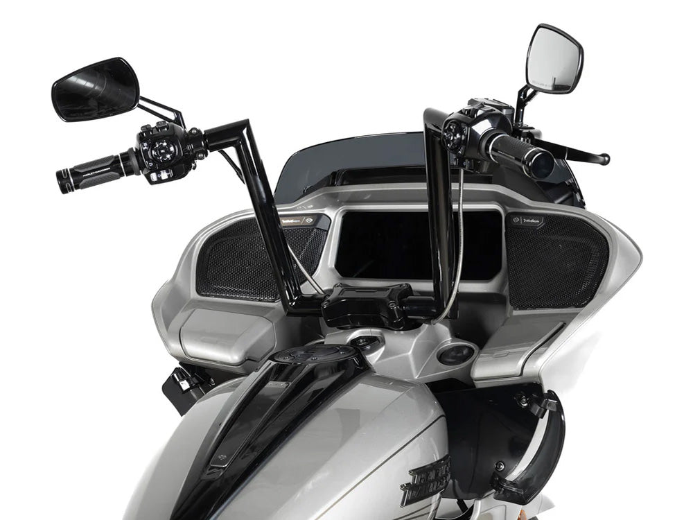 Factory 47 Cycles F47-HB1855012B 12" x 1-1/2" Throttle Series Handlebar Gloss Black for Harley-Davidson CVO Road Glide 23-Up/Road Glide 24-Up