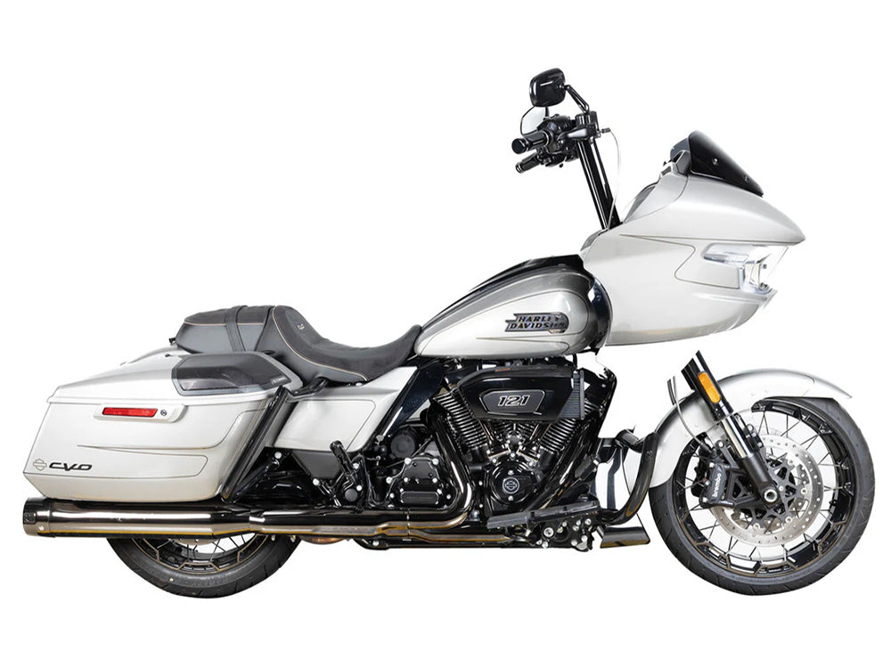 Factory 47 Cycles F47-HB1855012B 12" x 1-1/2" Throttle Series Handlebar Gloss Black for Harley-Davidson CVO Road Glide 23-Up/Road Glide 24-Up