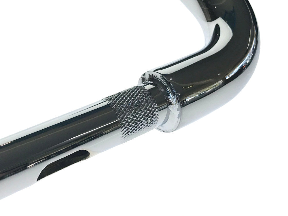 Factory 47 Cycles F47-HB3005018C 18" x 1-1/2" Vicla Handlebar Chrome