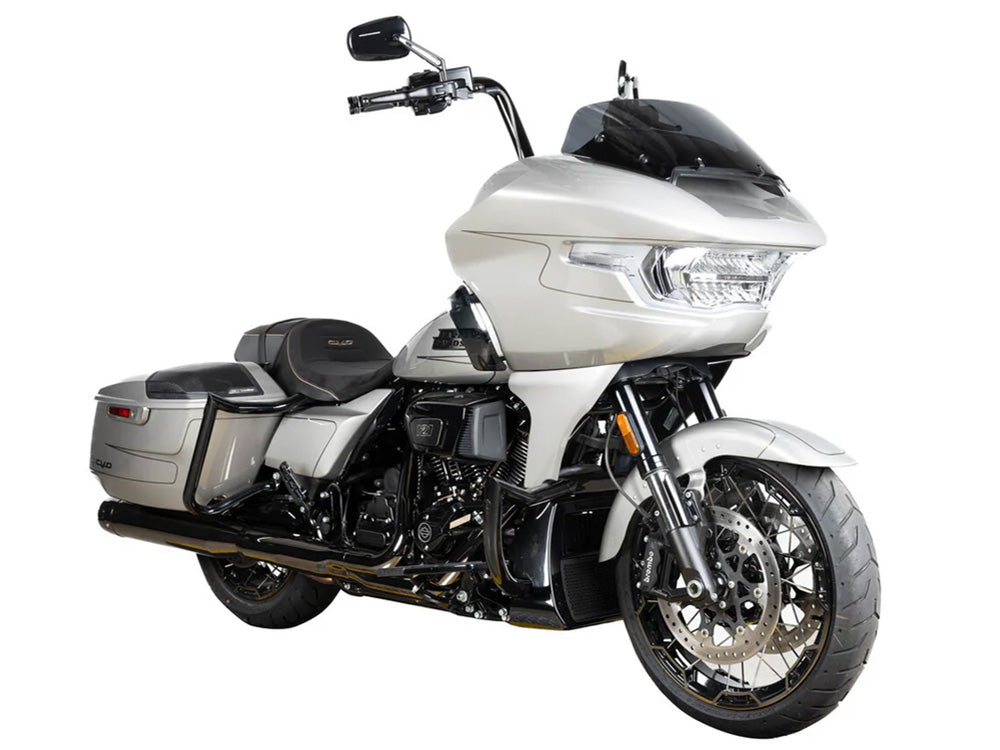 Factory 47 Cycles F47-HB3305014B 14" x 1-1/2" Drifter Series Handlebar Gloss Black for Harley-Davidson CVO Road Glide 23-Up/Road Glide 24-Up