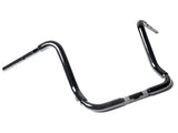Factory 47 Cycles F47-HB3405014B 14" x 1-1/2" Eagle Series Handlebar Gloss Black for Harley-Davidson CVO Street Glide 23-Up/Street Glide 24-Up