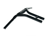 Factory 47 Cycles F47-HB4002512B 12" x 1-1/4" MX47 Straight T-Bar Handlebar Gloss Black