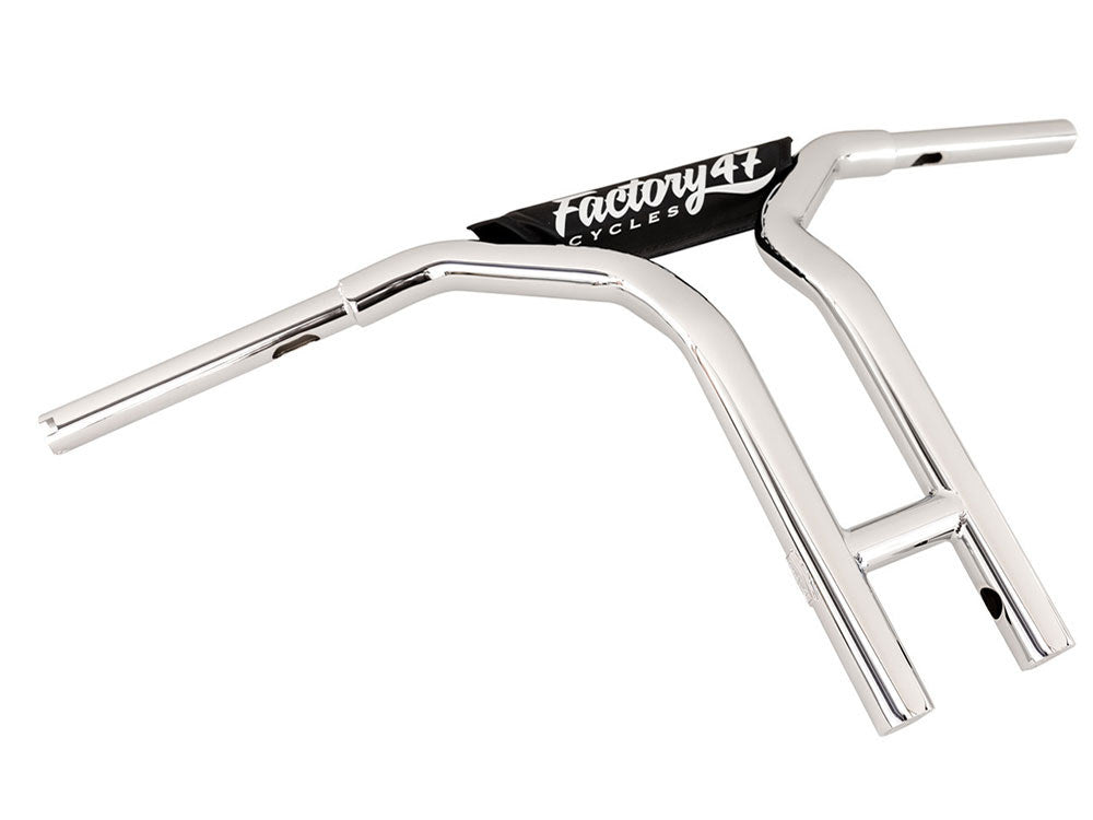 Factory 47 Cycles F47-HB4102514C 14" x 1-1/4" MX47 Pullback T-Bar Handlebar Chrome