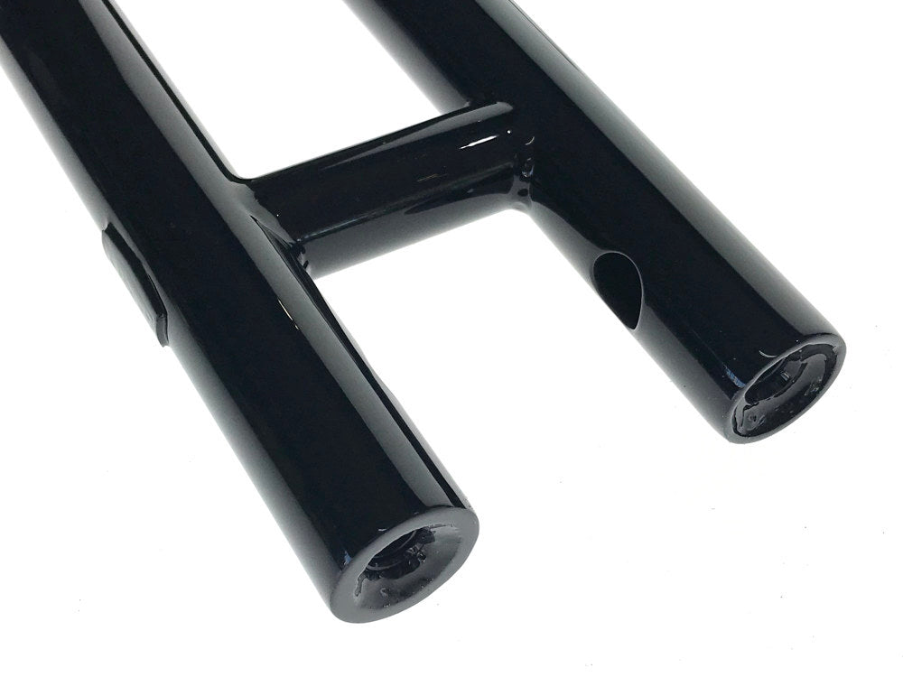 Factory 47 Cycles F47-HB4302514B 14" x 1-1/4" Cali Straight T-Bar Handlebar Gloss Black