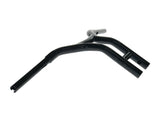 Factory 47 Cycles F47-HB4402512B 12" x 1-1/4" Cali Pullback T-Bar Handlebar Gloss Black