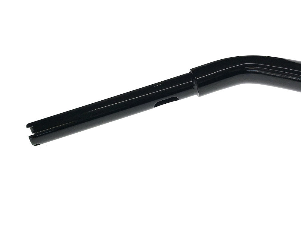 Factory 47 Cycles F47-HB4402512B 12" x 1-1/4" Cali Pullback T-Bar Handlebar Gloss Black