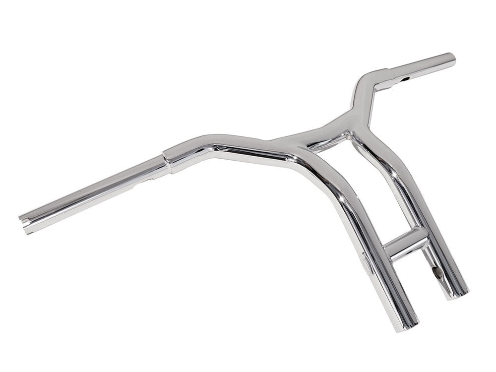 Factory 47 Cycles F47-HB4402512C 12" x 1-1/4" Cali Pullback T-Bar Handlebar Chrome