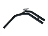 Factory 47 Cycles F47-HB4402514B 14" x 1-1/4" Cali Pullback T-Bar Handlebar Gloss Black