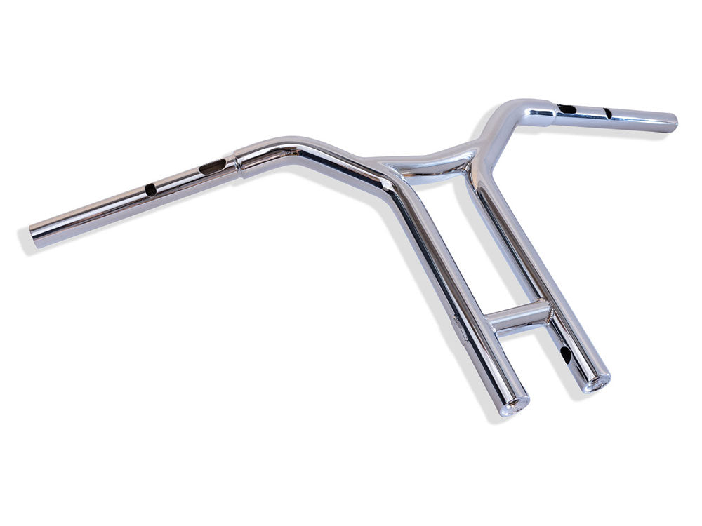 Factory 47 Cycles F47-HB5302514C 14" x 1-1/4" Brap Straight T-Bar Handlebar Chrome for CVO Road Glide 23-Up/Road Glide 24-Up