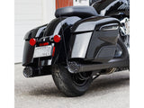 Firebrand FB-10-1052 Grand Prix 4" Slip-On Mufflers Black for Indian Big Twin 14-Up w/Hard Saddle Bags