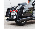 Firebrand FB-10-1056 Monarch 4.5" Slip-On Mufflers Black w/Black End Caps for Touring 95-16