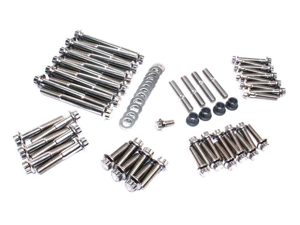 Feuling FE-3049 ARP 12 Point Engine Fastener Show Bike Kit for Twin Cam 99-17