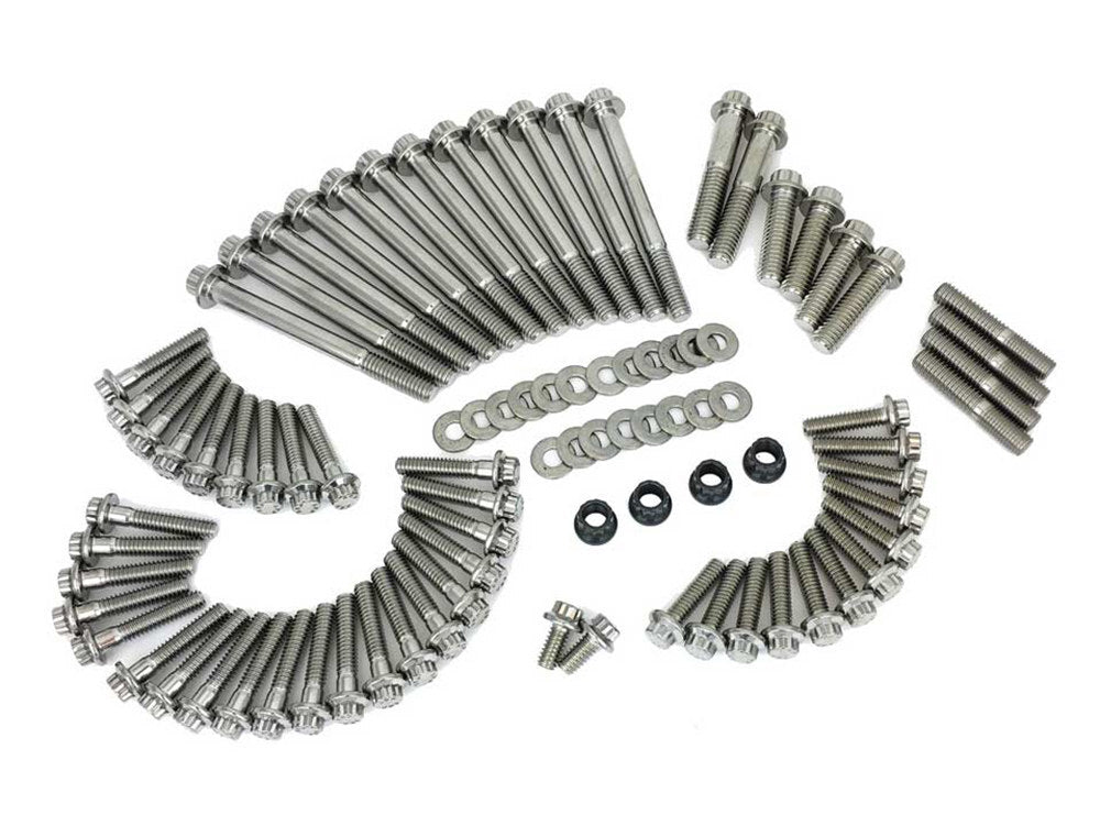 Feuling FE-3052 ARP 12 Point Engine Fastener Show Bike Kit for Touring 17-Up