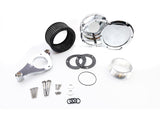 Feuling FE-5537 BA Air Cleaner Kit Chrome w/Solid Cover for Milwaukee-Eight Touring 17-Up/Softail 18-Up