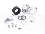 Feuling FE-5538 BA Air Cleaner Kit Chrome w/Clear Cover for Milwaukee-Eight Touring 17-Up/Softail 18-Up