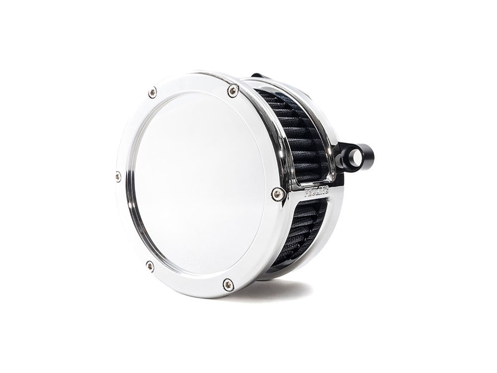 Feuling FE-5577 BA Air Cleaner Kit Chrome w/Solid Cover for CVO Touring 23-Up/Street Glide/Road Glide 24-Up