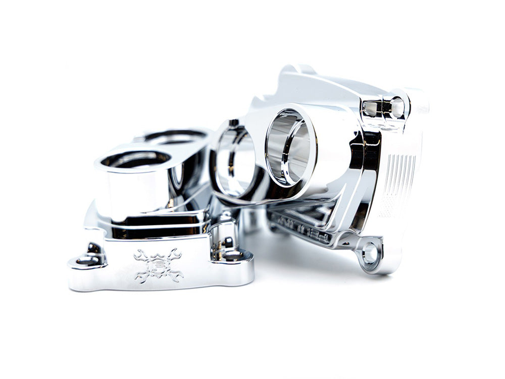 Feuling FE-9195 Lifter Block Cover Set Chrome for Harley-Davidson Milwaukee-Eight 17-Up