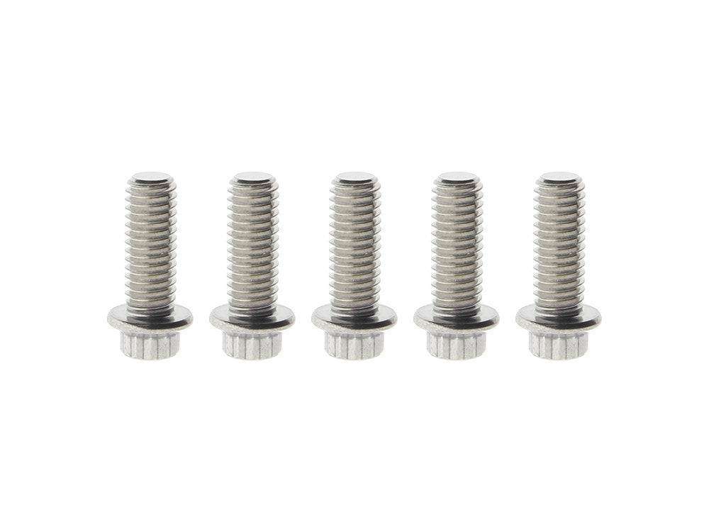 Feuling FE-ARP203 Rear Disc Bolts Stainless 12 Point ARP 3/8"-16 x 1.0" for most H-D 97-Up Models (5 Pack)