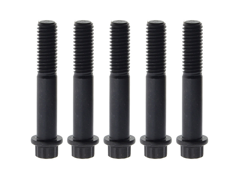 Feuling FE-ARP208 Rear Pulley Bolts Black 12 Point ARP 7/16"-14 x 2.50" (5 Pack)