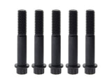 Feuling FE-ARP208 Rear Pulley Bolts Black 12 Point ARP 7/16"-14 x 2.50" (5 Pack)