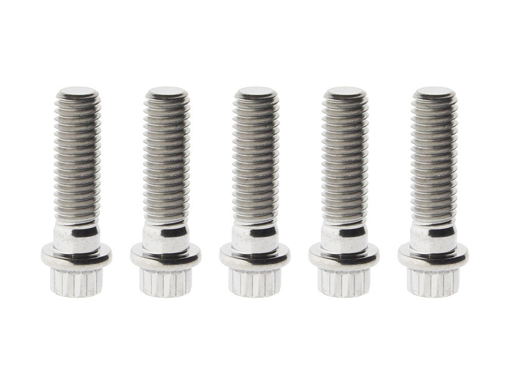 Feuling FE-ARP209 Rear Pulley Bolts Stainless 12 Point ARP 7/16"-14 x 1.50" (5 Pack)