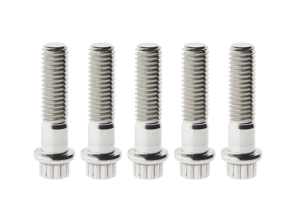 Feuling FE-ARP210 Rear Pulley Bolts Stainless 12 Point ARP 7/16"-14 x 1.75" (5 Pack)