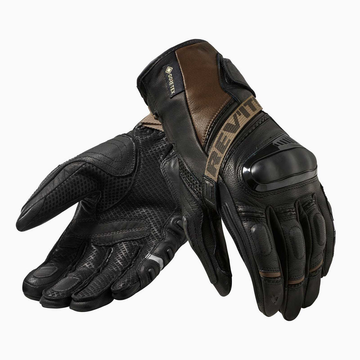 REV'IT! Dominator 3 GTX Black/Sand Gloves