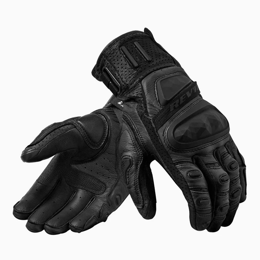 REV'IT! Cayenne 2 Black Gloves [MED] [INTERNAL]
