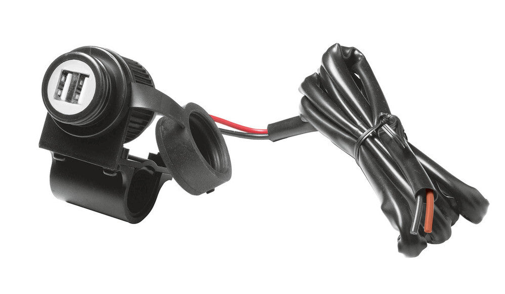 Interphone Handlebar Mounted Double USB Port