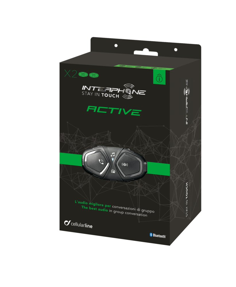 Interphone Active Bluetooth Intercom Twin Pack