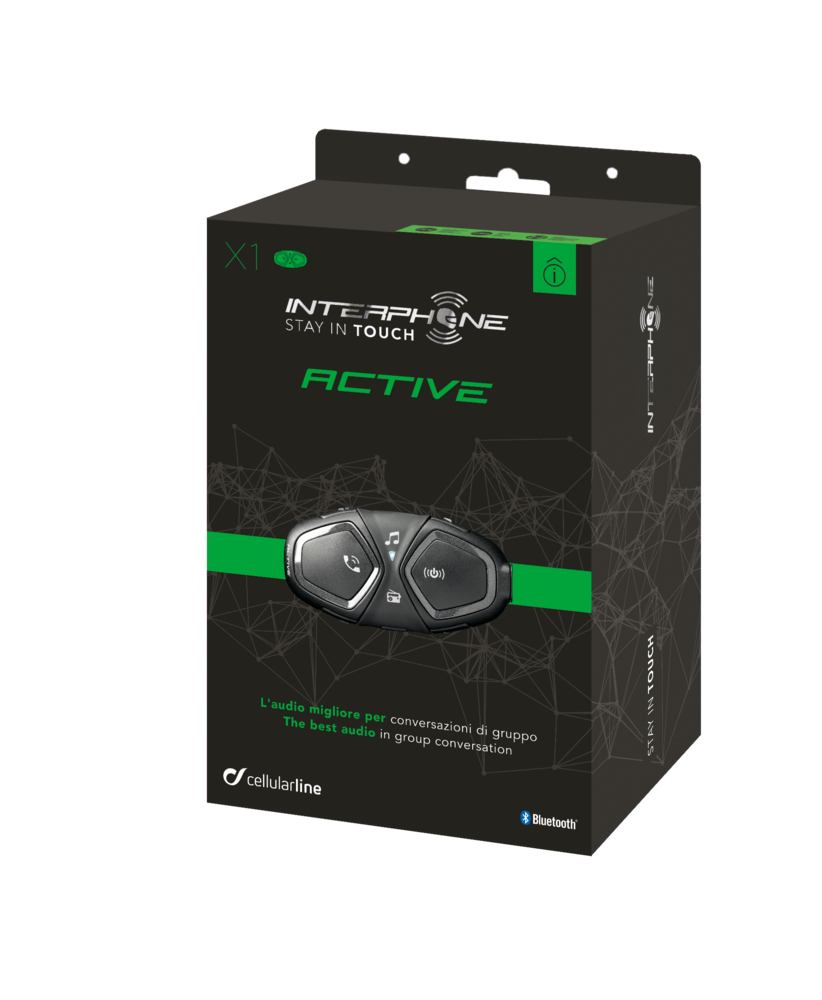 Interphone Active Bluetooth Intercom Single Pack