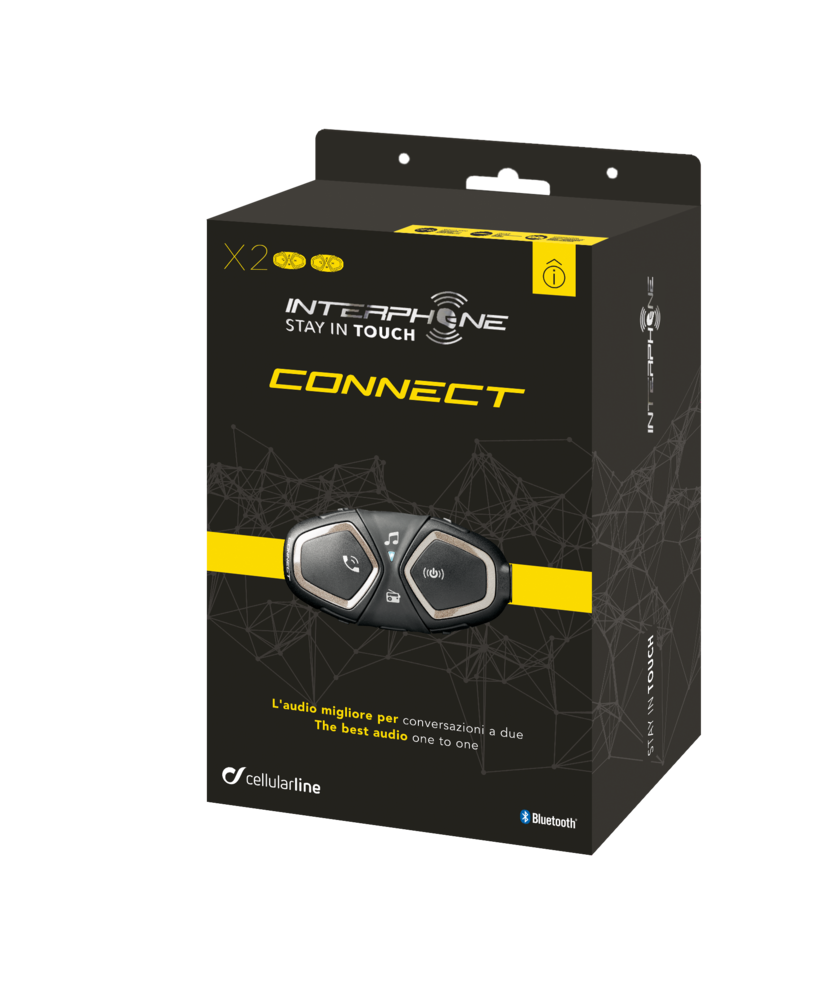 Interphone Connect Bluetooth Intercom Twin Pack