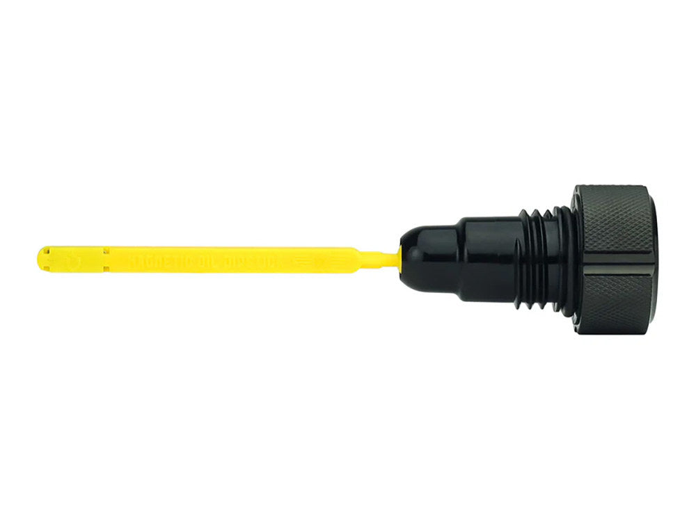 Figurati Designs FIG-FD01-MAGDSTC-KN-BLK Magnetic Dipstick Black for Dyna 06-17/Touring 07-16