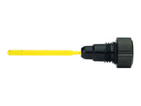 Figurati Designs FIG-FD01-MAGDSTC-KN-BLK Magnetic Dipstick Black for Dyna 06-17/Touring 07-16