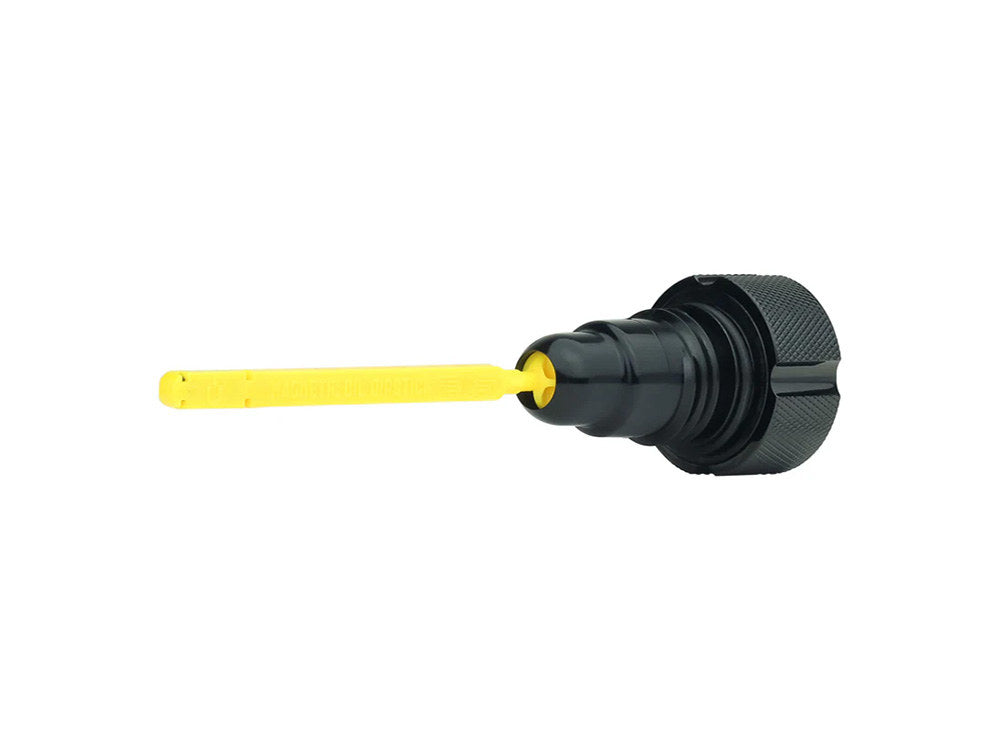 Figurati Designs FIG-FD01-MAGDSTC-KN-BLK Magnetic Dipstick Black for Dyna 06-17/Touring 07-16
