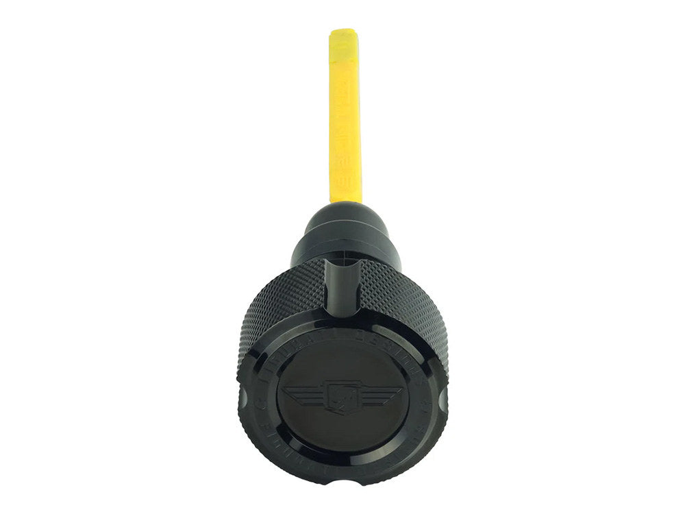 Figurati Designs FIG-FD01-MAGDSTC-KN-BLK Magnetic Dipstick Black for Dyna 06-17/Touring 07-16