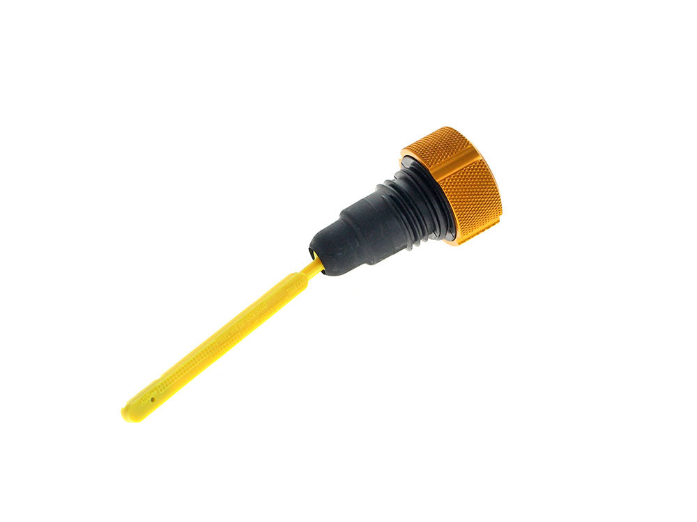Figurati Designs FIG-FD01-MAGDSTC-KN-GOLD Magnetic Dipstick Gold for Dyna 06-17/Touring 07-16