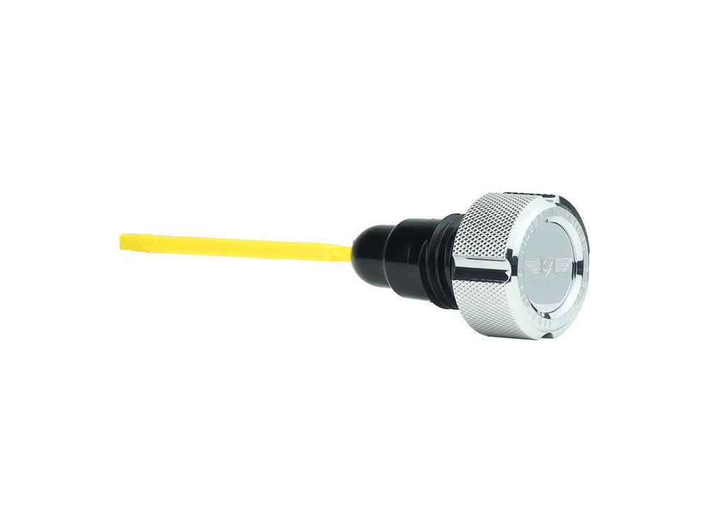 Figurati Designs FIG-FD01-MAGDSTC-KN-SS Magnetic Dipstick Silver for Dyna 06-17/Touring 07-16 [INTERNAL]