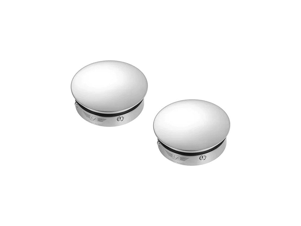 Figurati Designs FIG-FD60-SS Swingarm Pivot Bolt Covers Stainless Steel for Harley-Davidson Touring 11-Up