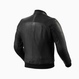 REV'IT! Travon Black Leather Jacket