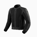 REV'IT! Ignition 4 H2O Black Leather/Textile Jacket